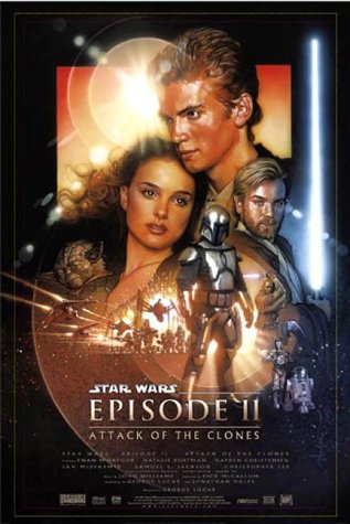 Movie Poster for Lucas' latest masterpiece, Episode II