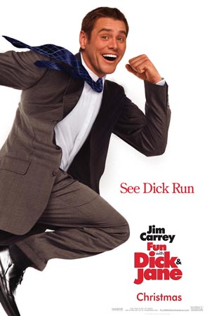 One sheet of Jim Carrey Looking Stupid (Normal Carrey) for Fun with Dick and Jane