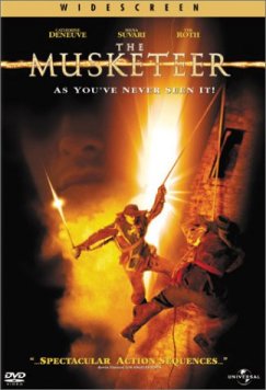 DVD Cover for The Musketeer. A horrible, wretched movie.