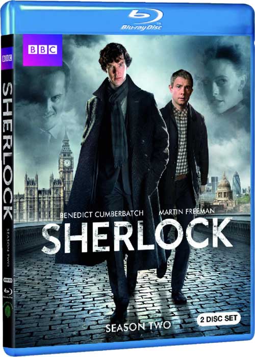 Blu Ray cover for Sherlock, Season 2